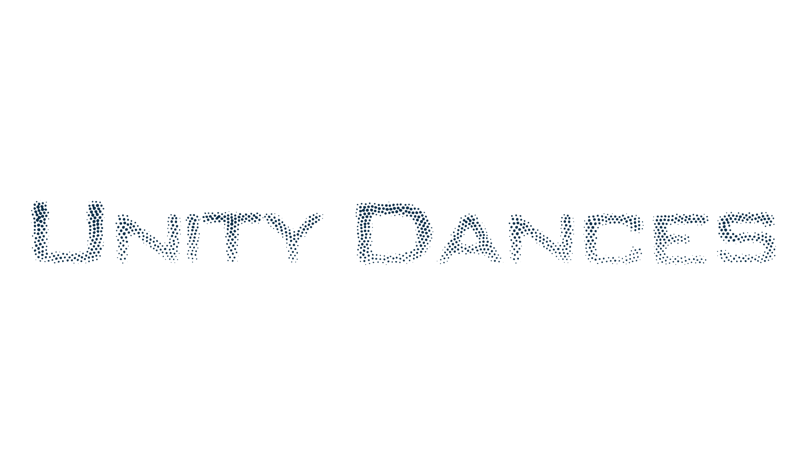 Unity Dances, fancy distorted decorative font preview