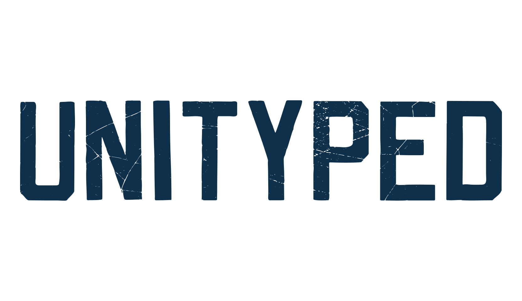 Unityped, old school font preview