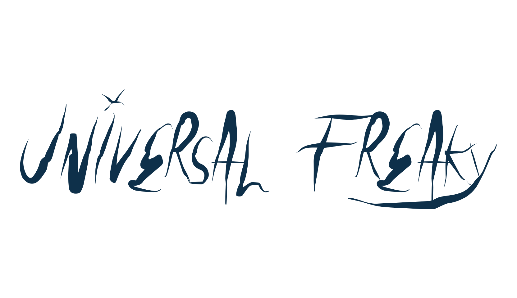 Universal Freaky, halloween font preview