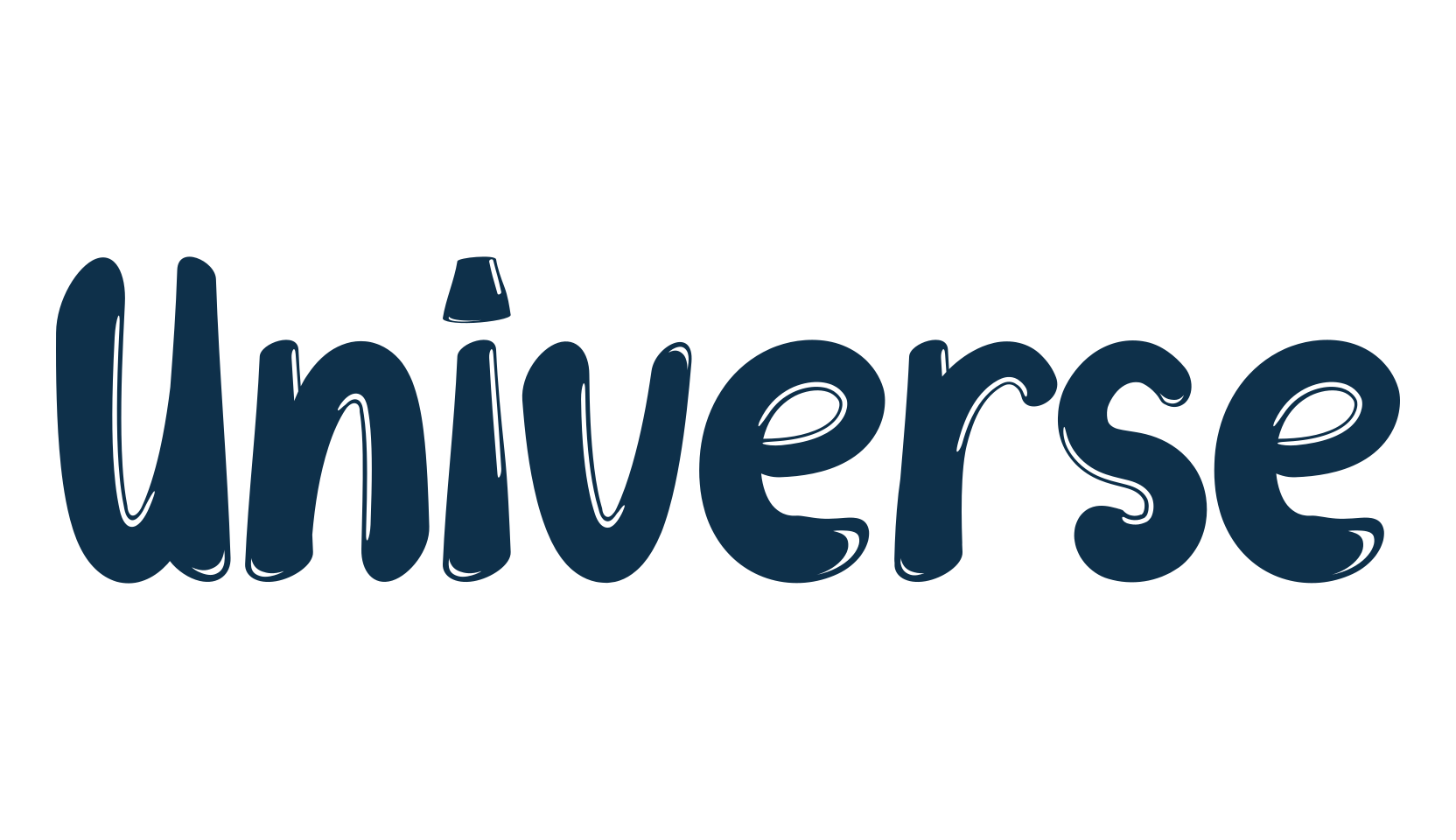 Universe (universe-2), brush font preview