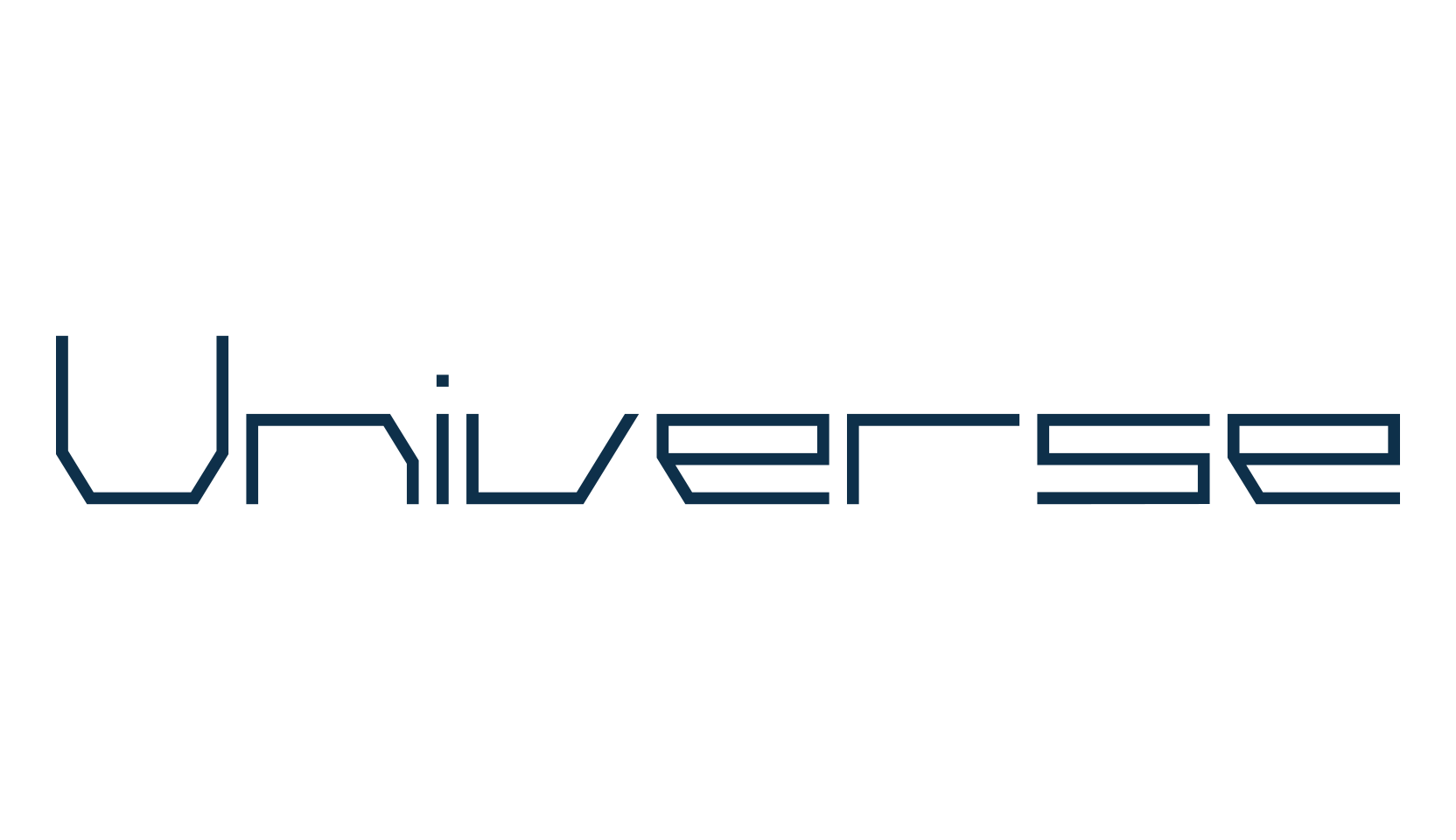 Universe, techno square sci-fi font preview