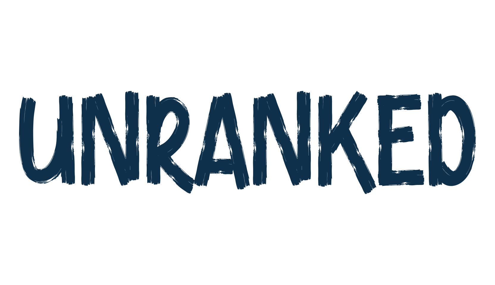 Unranked, fancy eroded decorative font preview