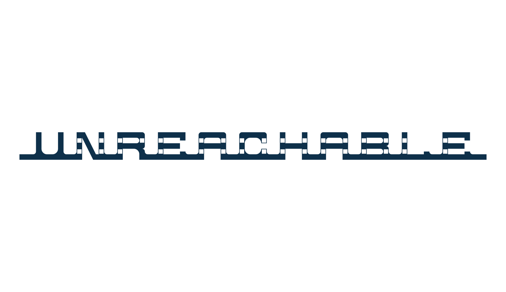 Unreachable, fancy various decorative font preview