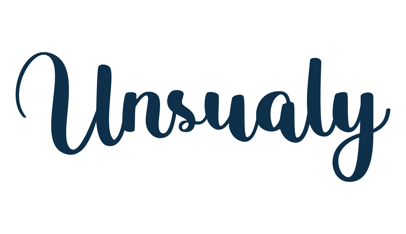 Unsualy, fancy various decorative script calligraphy font preview