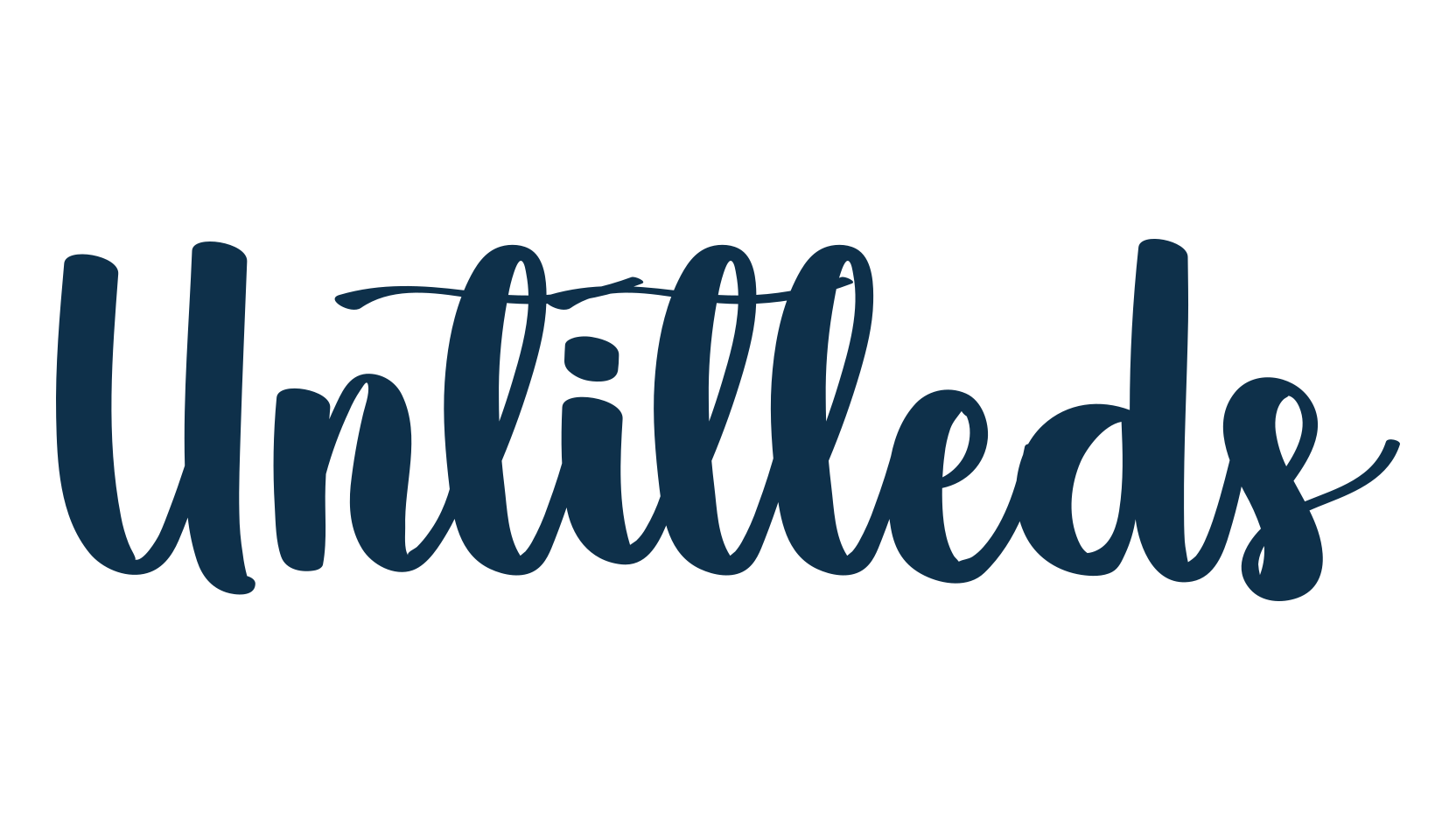 Untitleds, fancy various decorative script calligraphy font preview