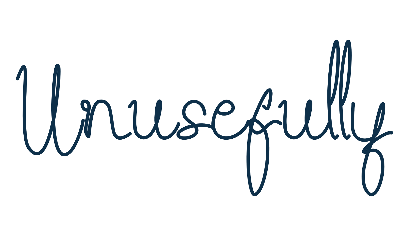 Unusefully, handwriting font preview