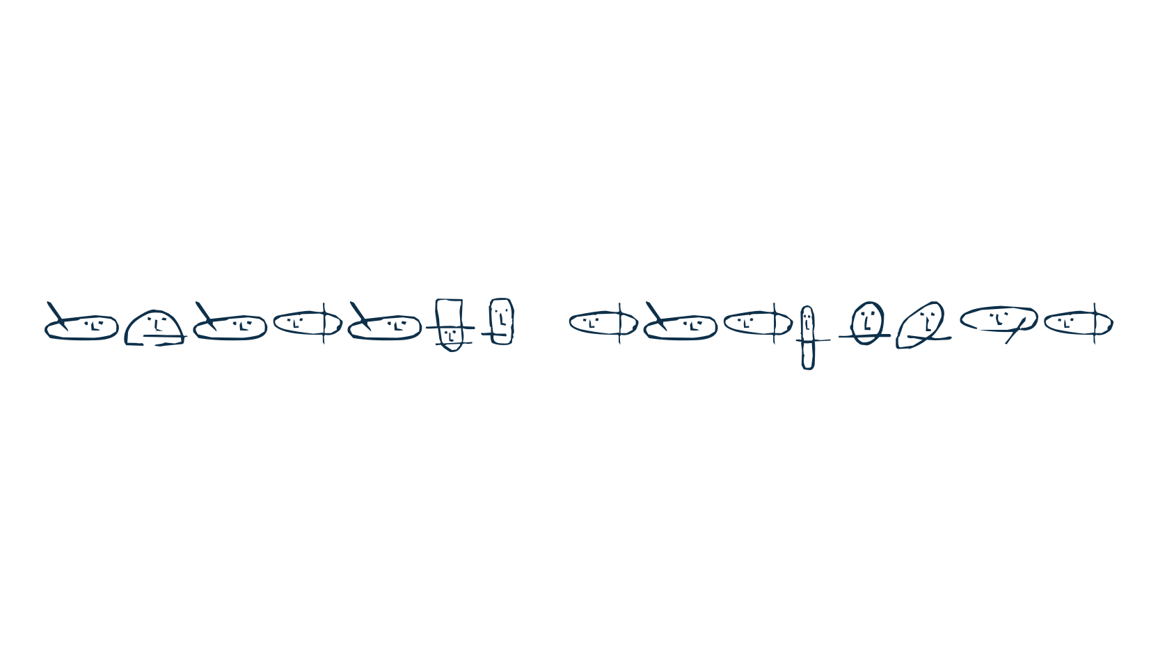 Unusual Suspects, fancy decorative font preview