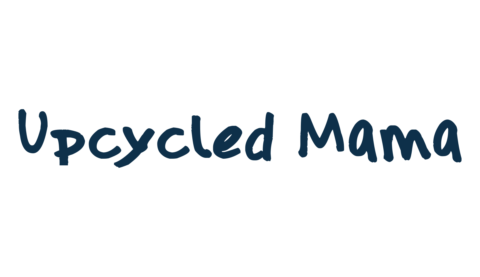 Upcycled Mama, script handwritten fancy decorative calligraphy font preview