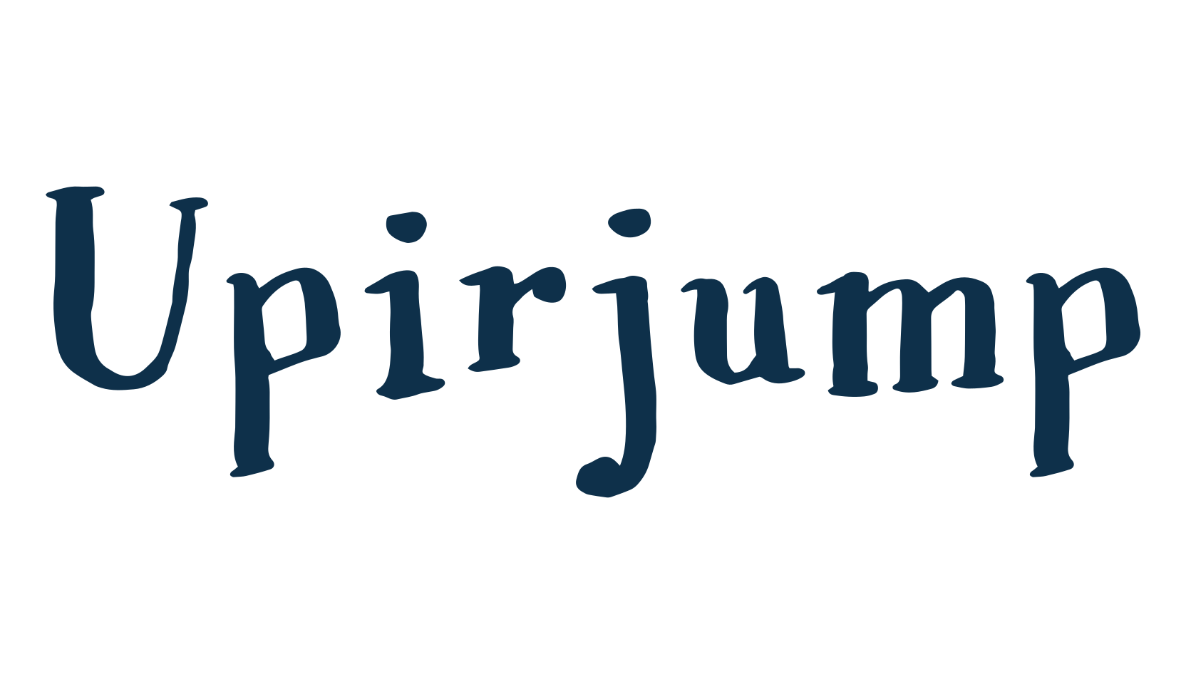 Upirjump, various font preview