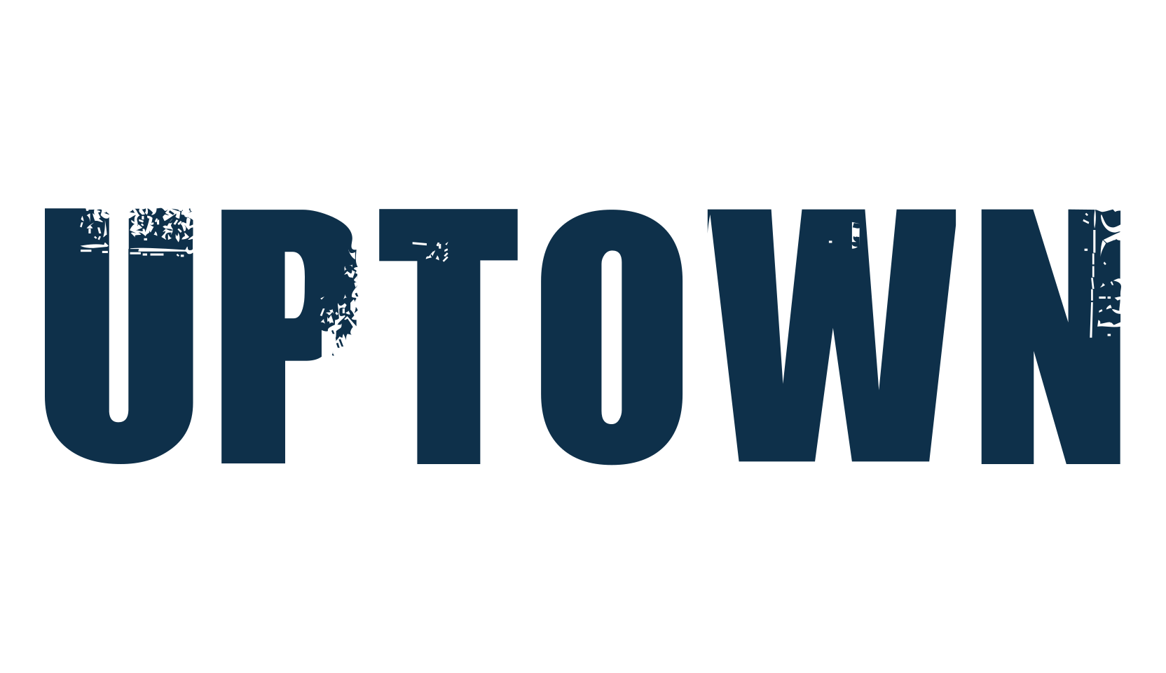 Uptown, fancy eroded decorative font preview