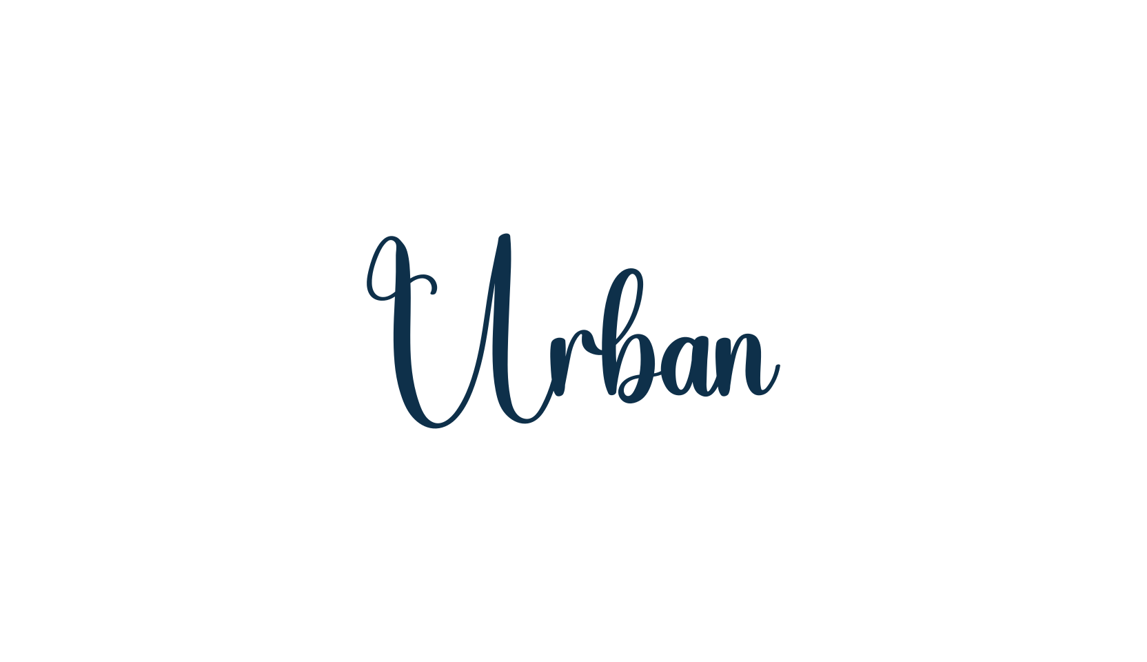 Urban (urban-3), script calligraphy fancy decorative font preview
