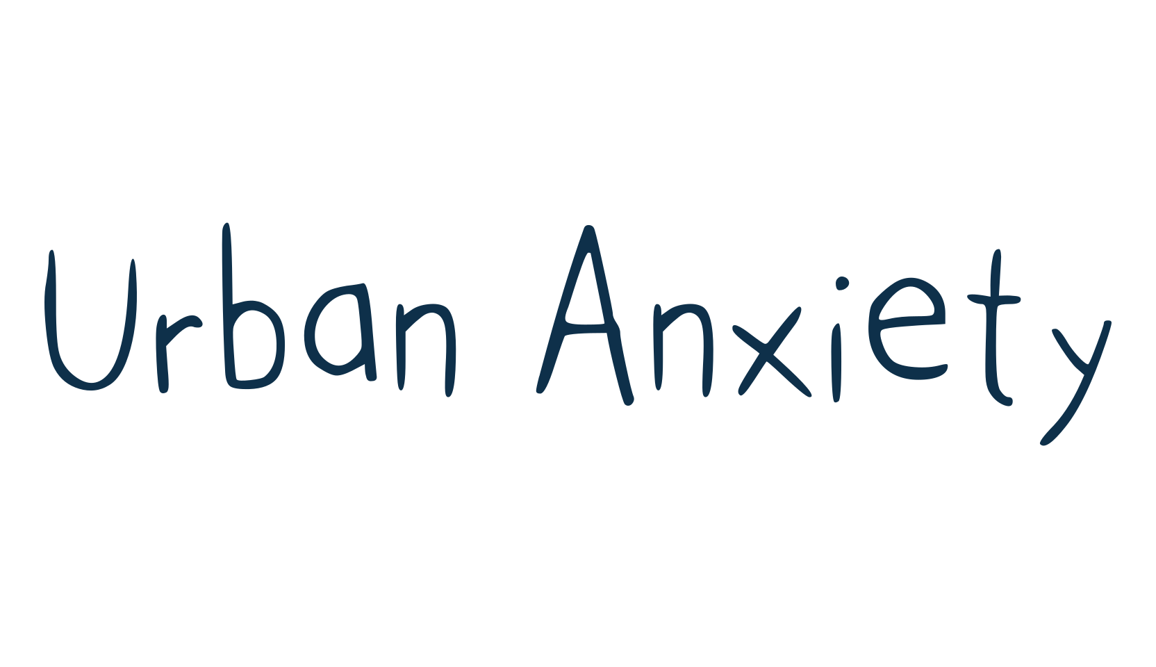 Urban Anxiety, script handwritten fancy decorative calligraphy font preview