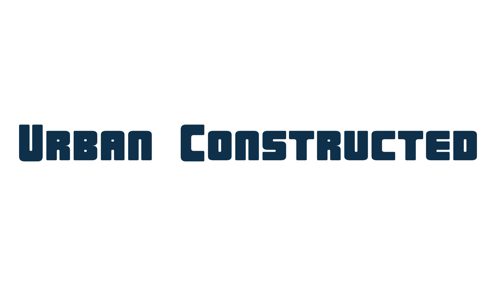 Urban Constructed, various font preview