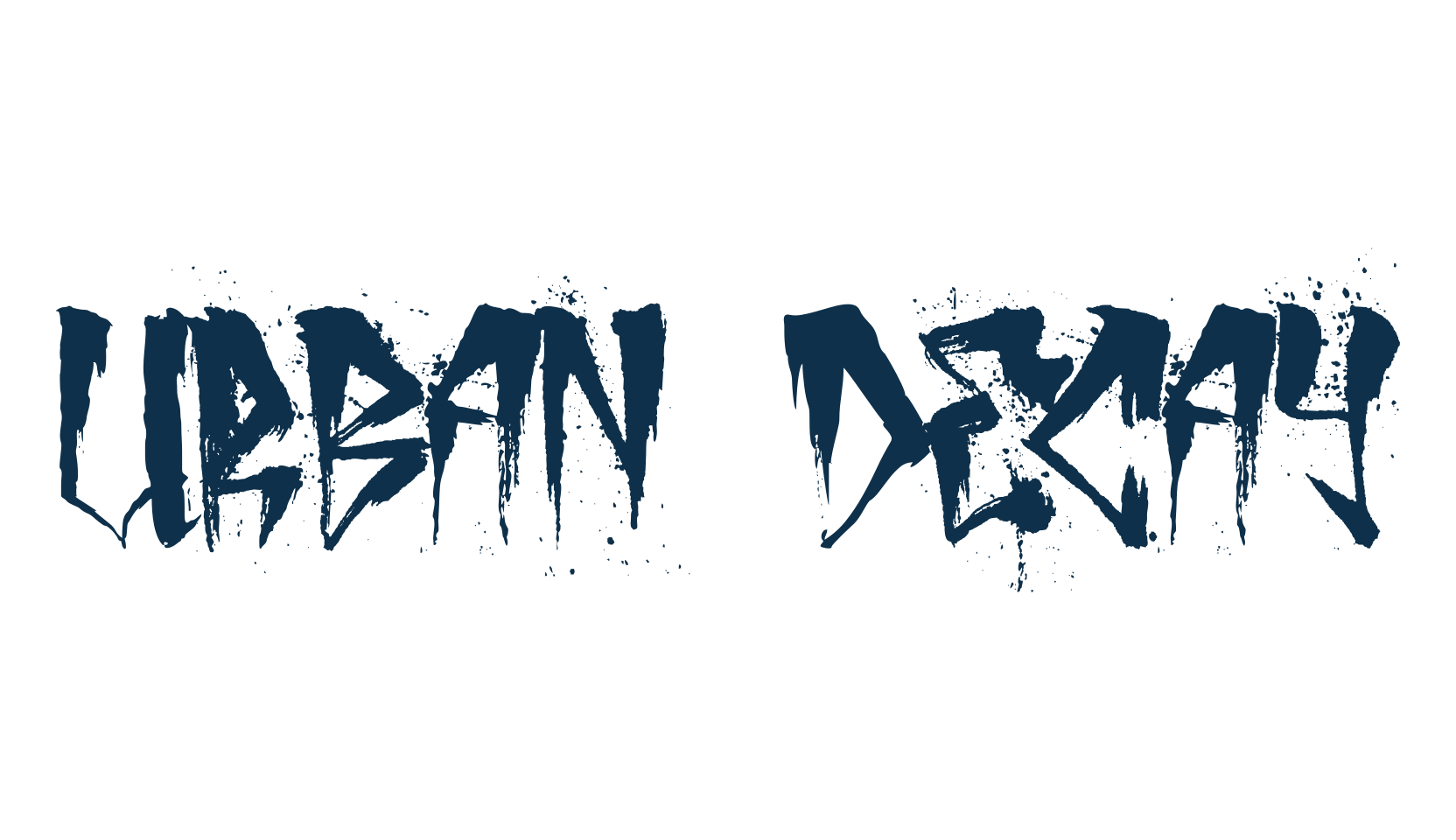 Urban Decay, graffiti font preview