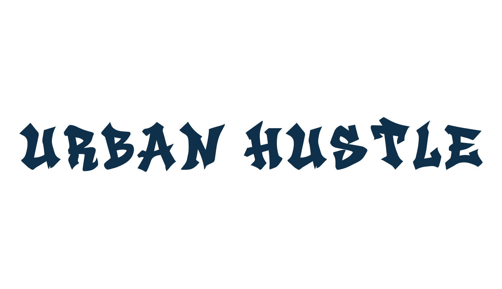 Urban Hustle, script graffiti fancy decorative calligraphy font preview
