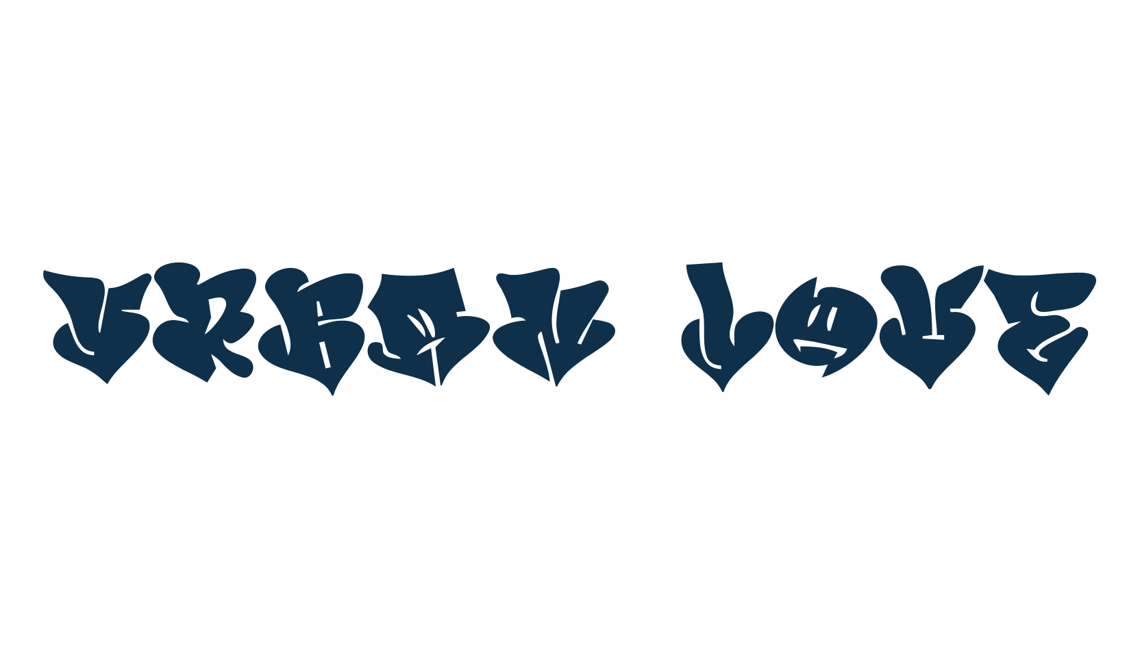 Urban Love, graffiti font preview