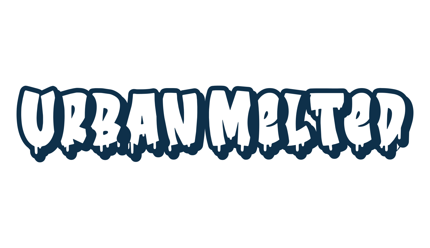 Urban Melted, script graffiti fancy decorative calligraphy font preview