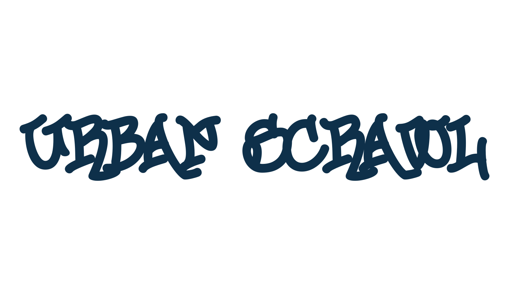 Urban Scrawl, graffiti font preview