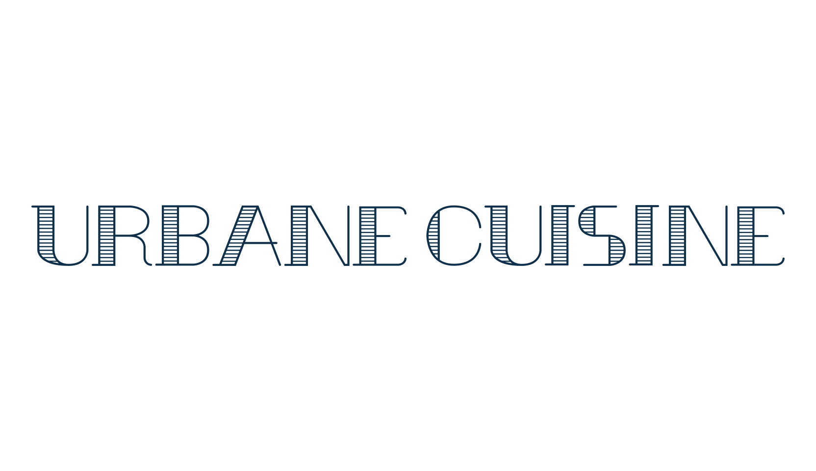 Urbane Cuisine, fancy retro decorative font preview