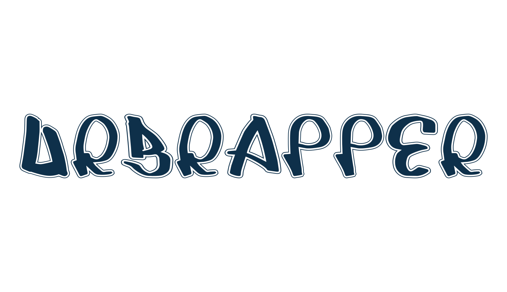 UrbRapper, graffiti font preview