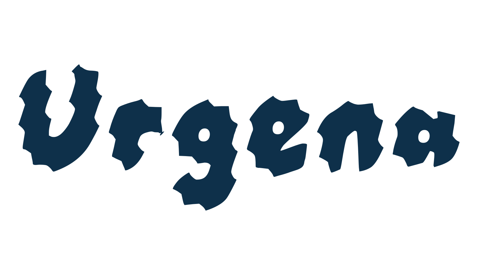 Urgena, fancy various decorative font preview
