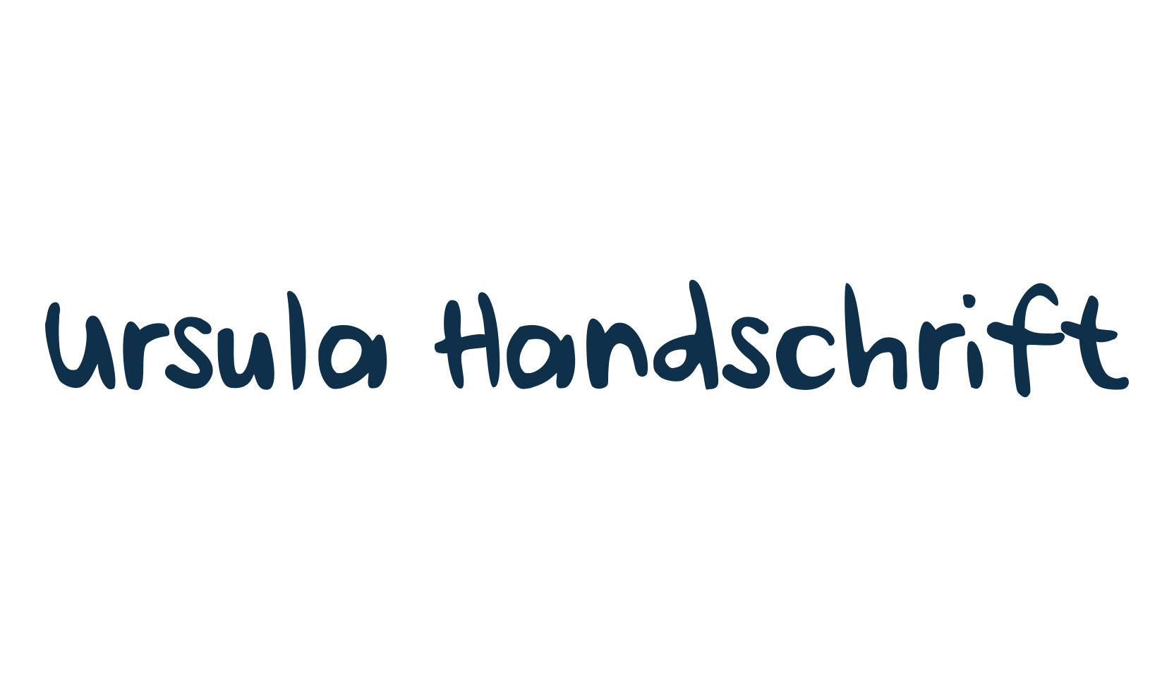 Ursula Handschrift, script handwritten fancy decorative calligraphy font preview