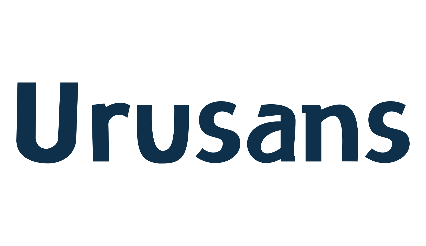 Urusans, cartoon font preview