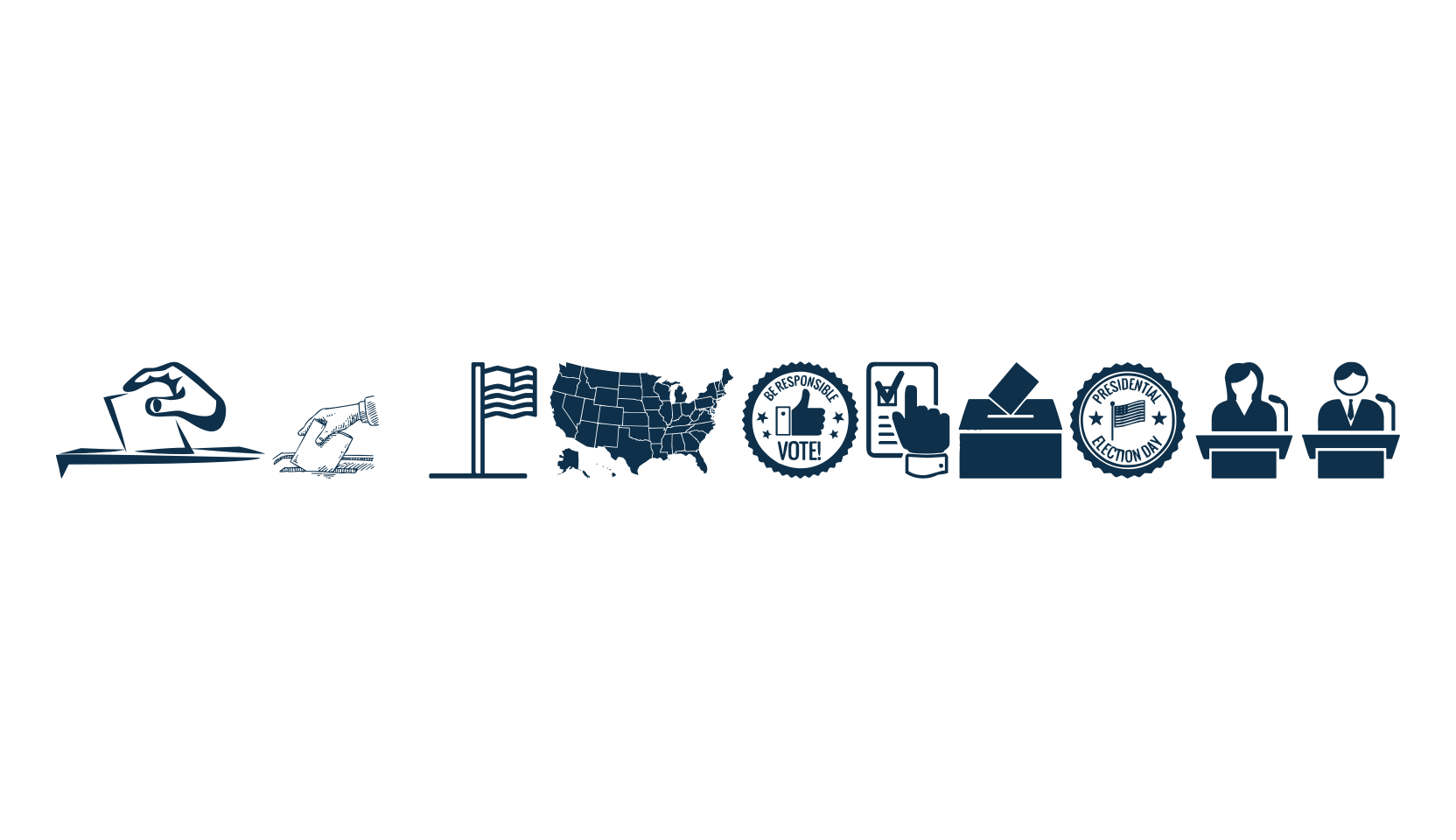 US Election, fancy decorative font preview