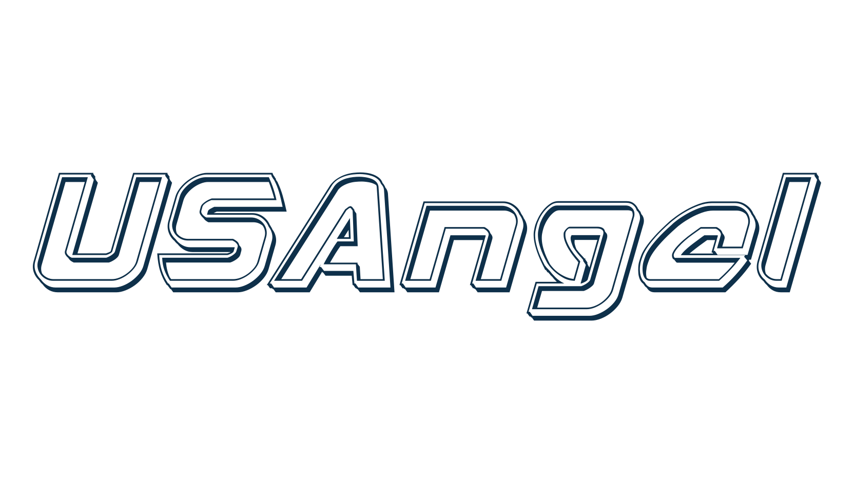USAngel, techno sci-fi font preview