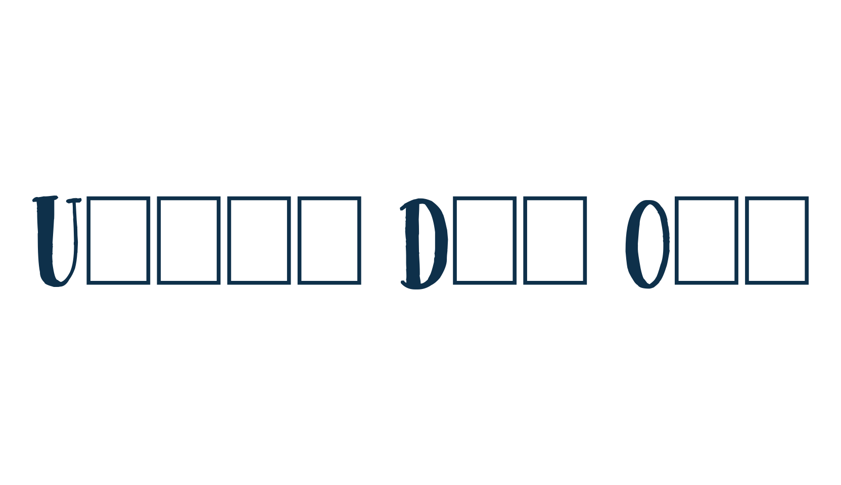 Usual Day One, fancy cartoon decorative font preview