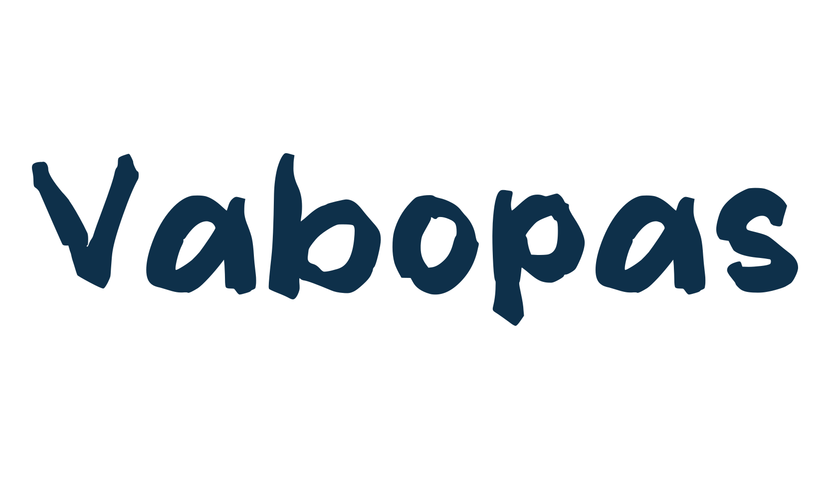 Vabopas, script brush fancy decorative calligraphy font preview