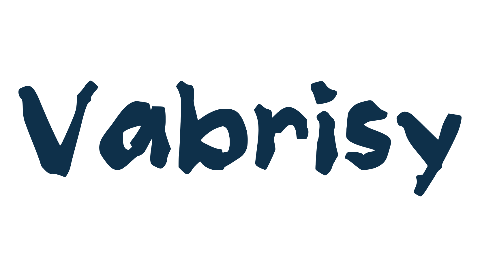 Vabrisy, script brush fancy decorative calligraphy font preview