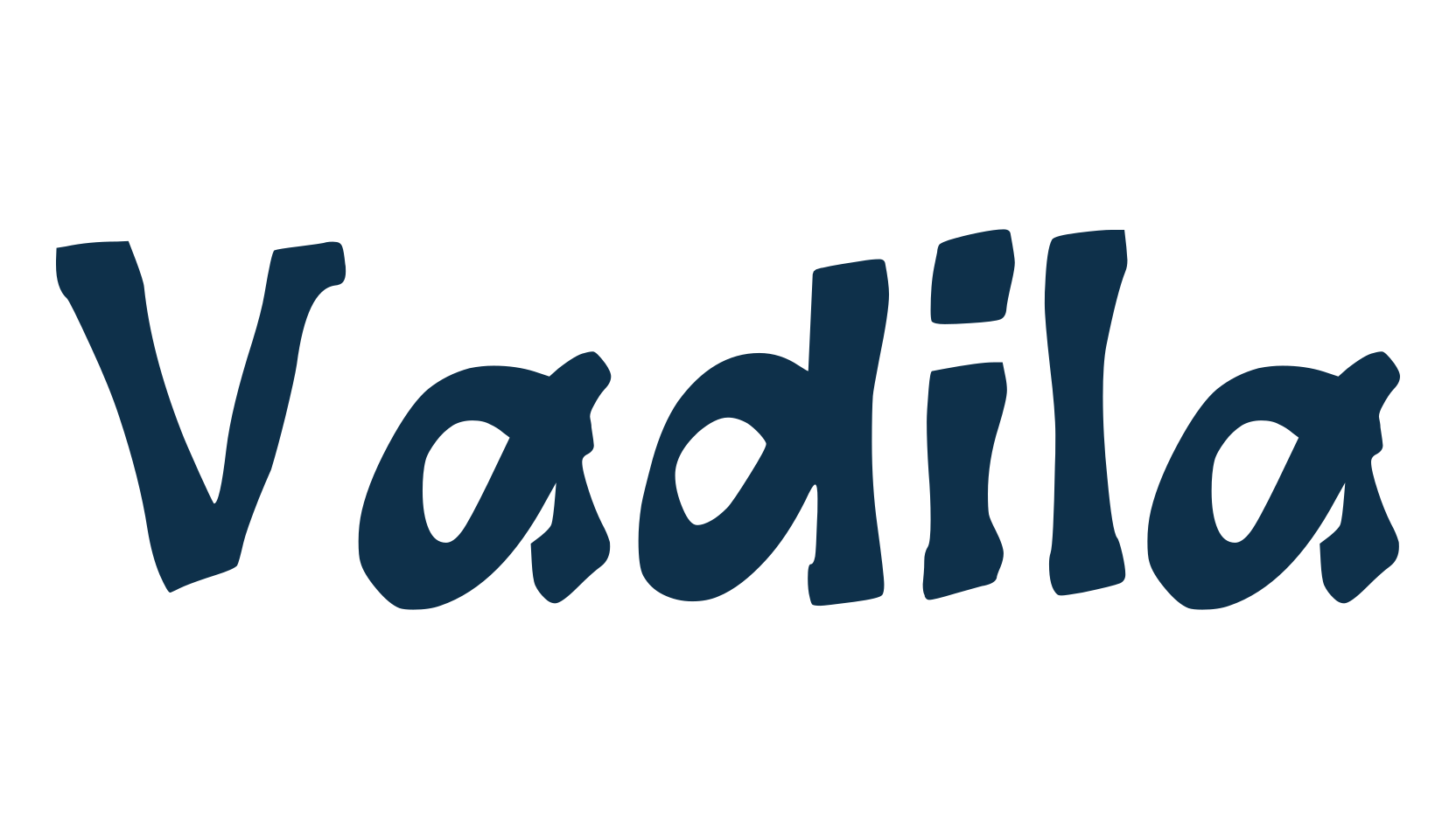 Vadila, fancy various decorative font preview