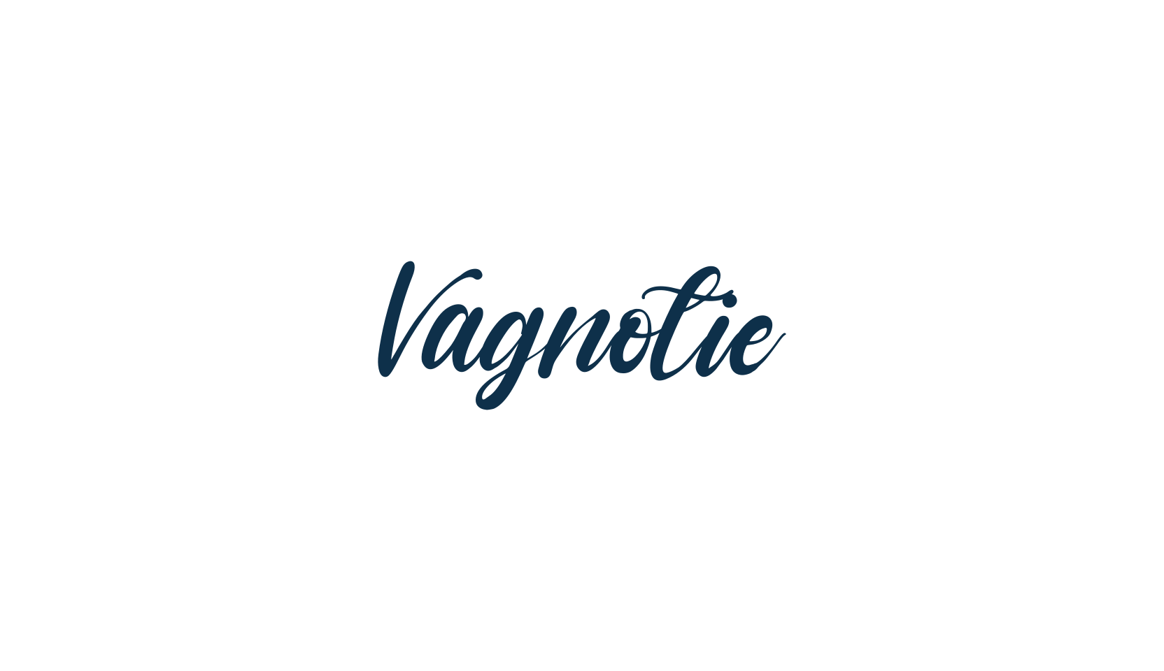 Vagnotie, script calligraphy fancy decorative font preview