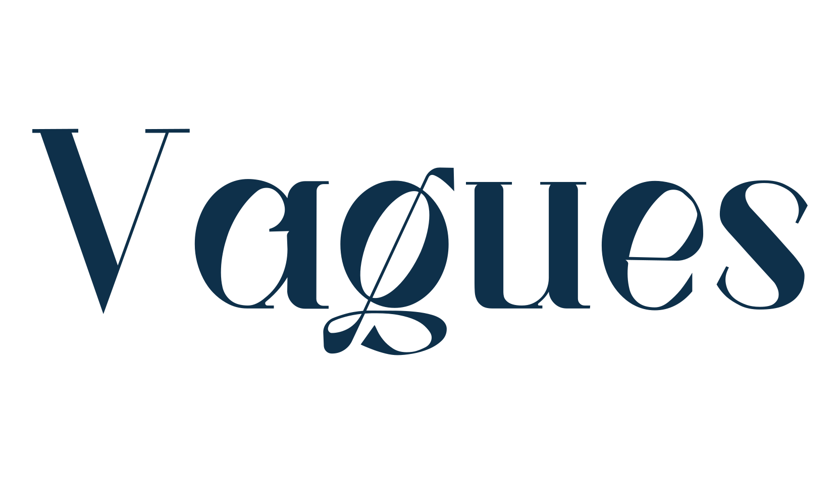 Vagues, basic serif font preview