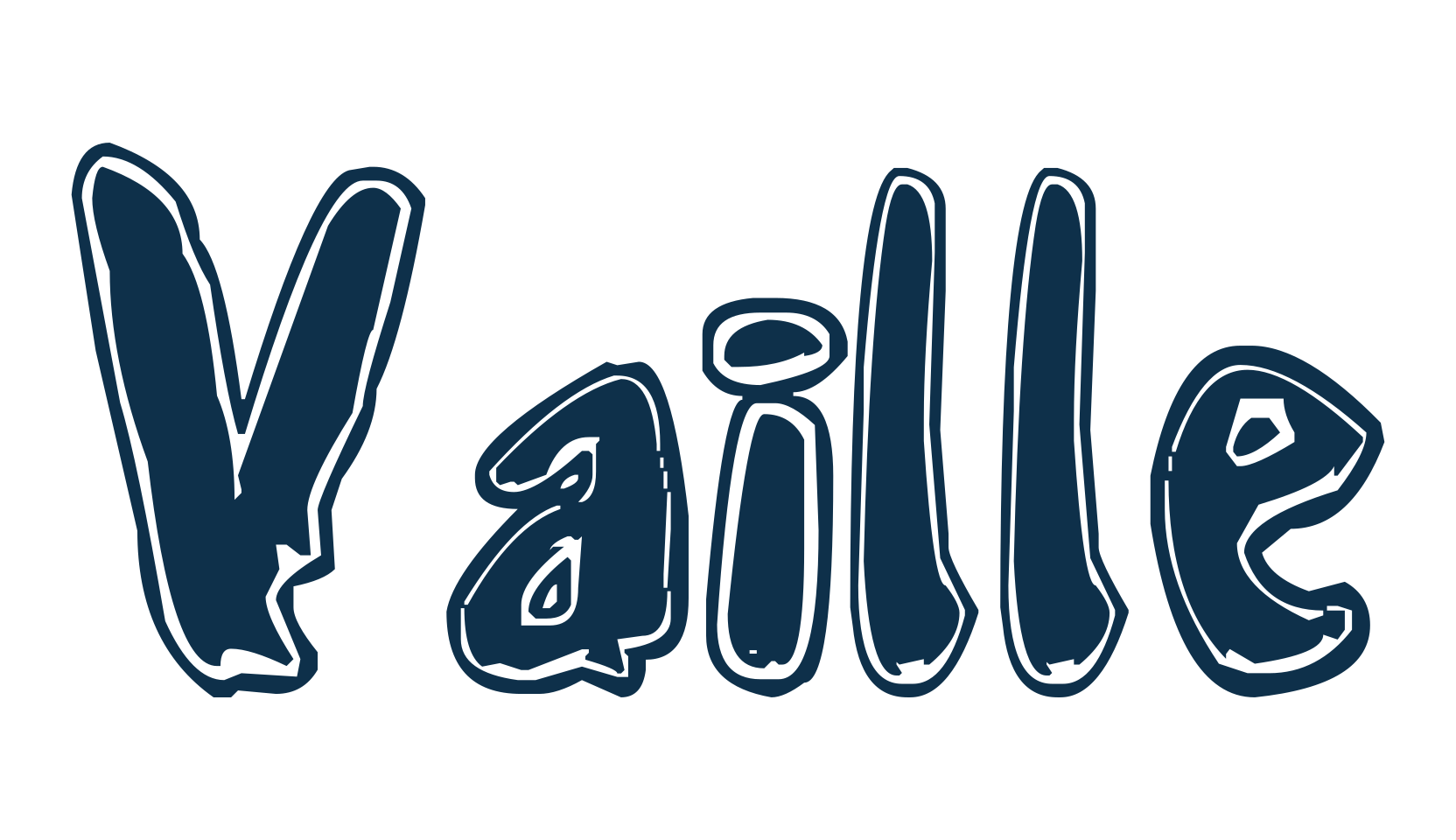 Vaille, script brush fancy decorative calligraphy font preview