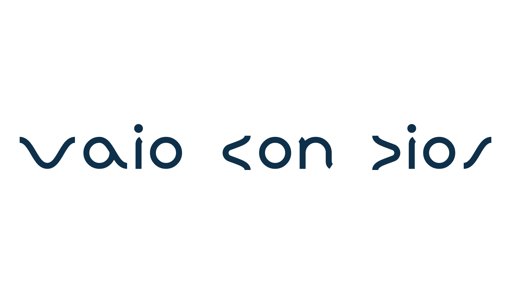 Vaio Con Dios, techno sci-fi font preview
