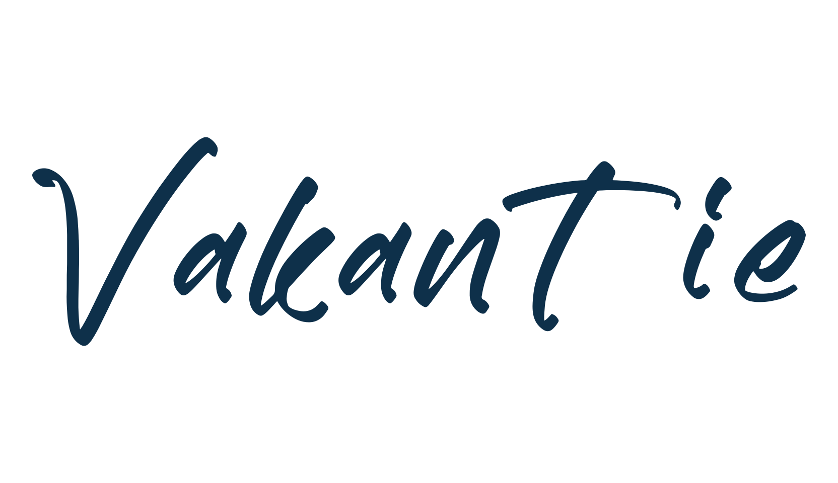 Vakantie, script handwritten fancy decorative calligraphy font preview