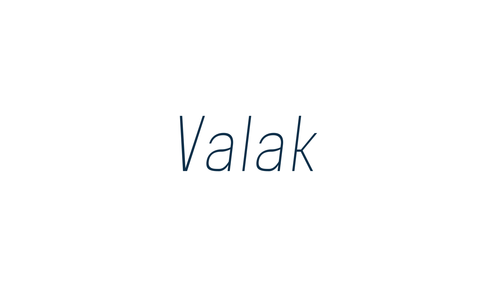 Valak, sans serif font preview