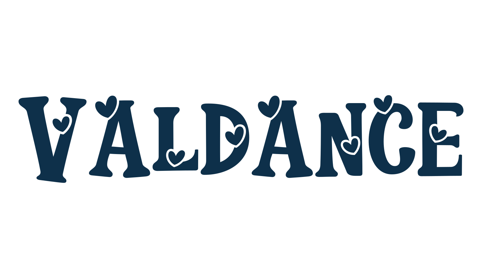 Valdance, fancy decorative font preview