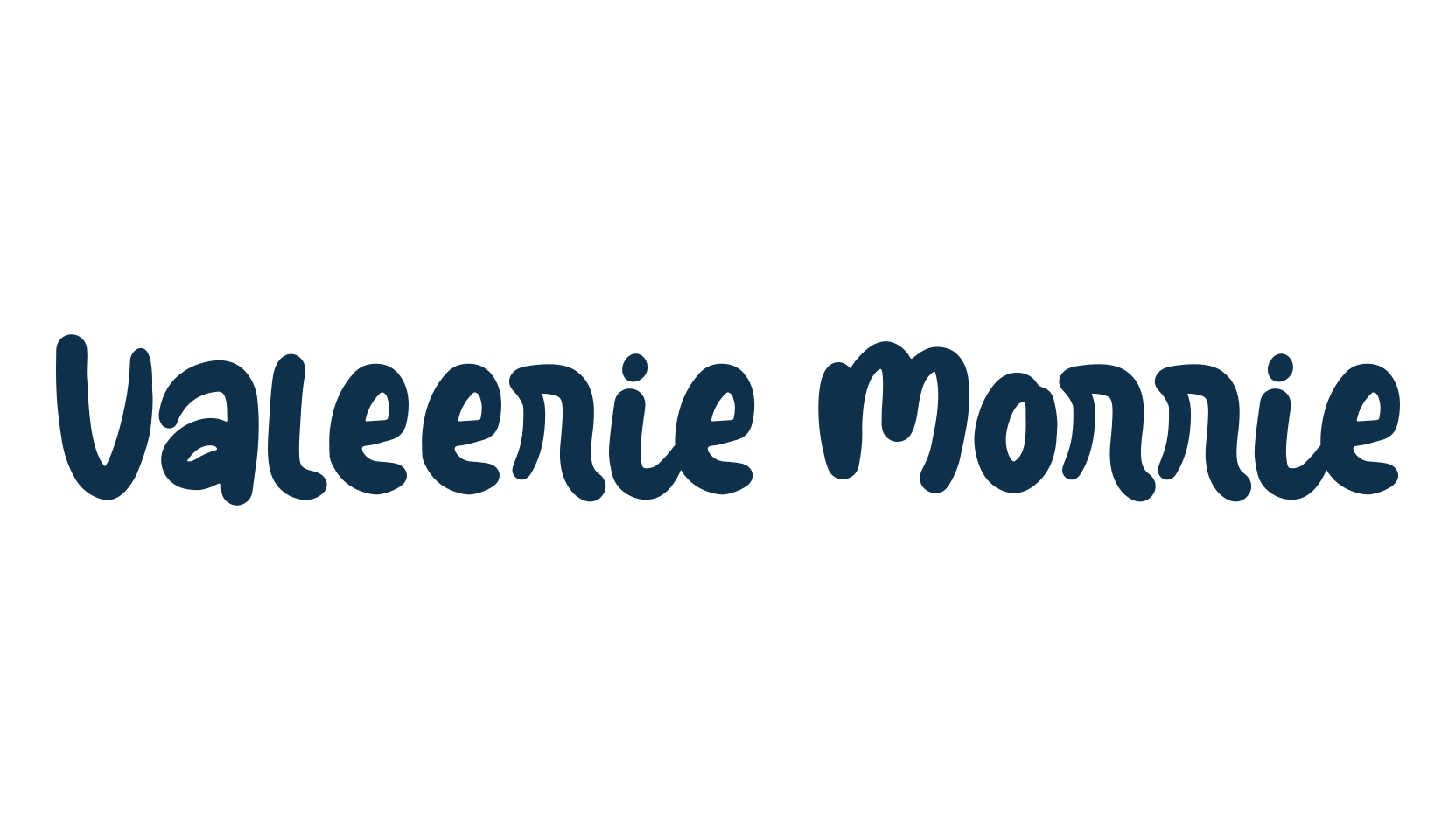 Valeerie Morrie, fancy decorative font preview