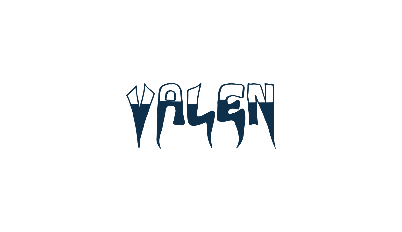 Valen, halloween font preview