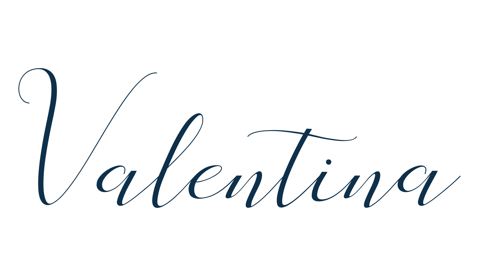 Valentina (valentina-2), script calligraphy fancy decorative font preview