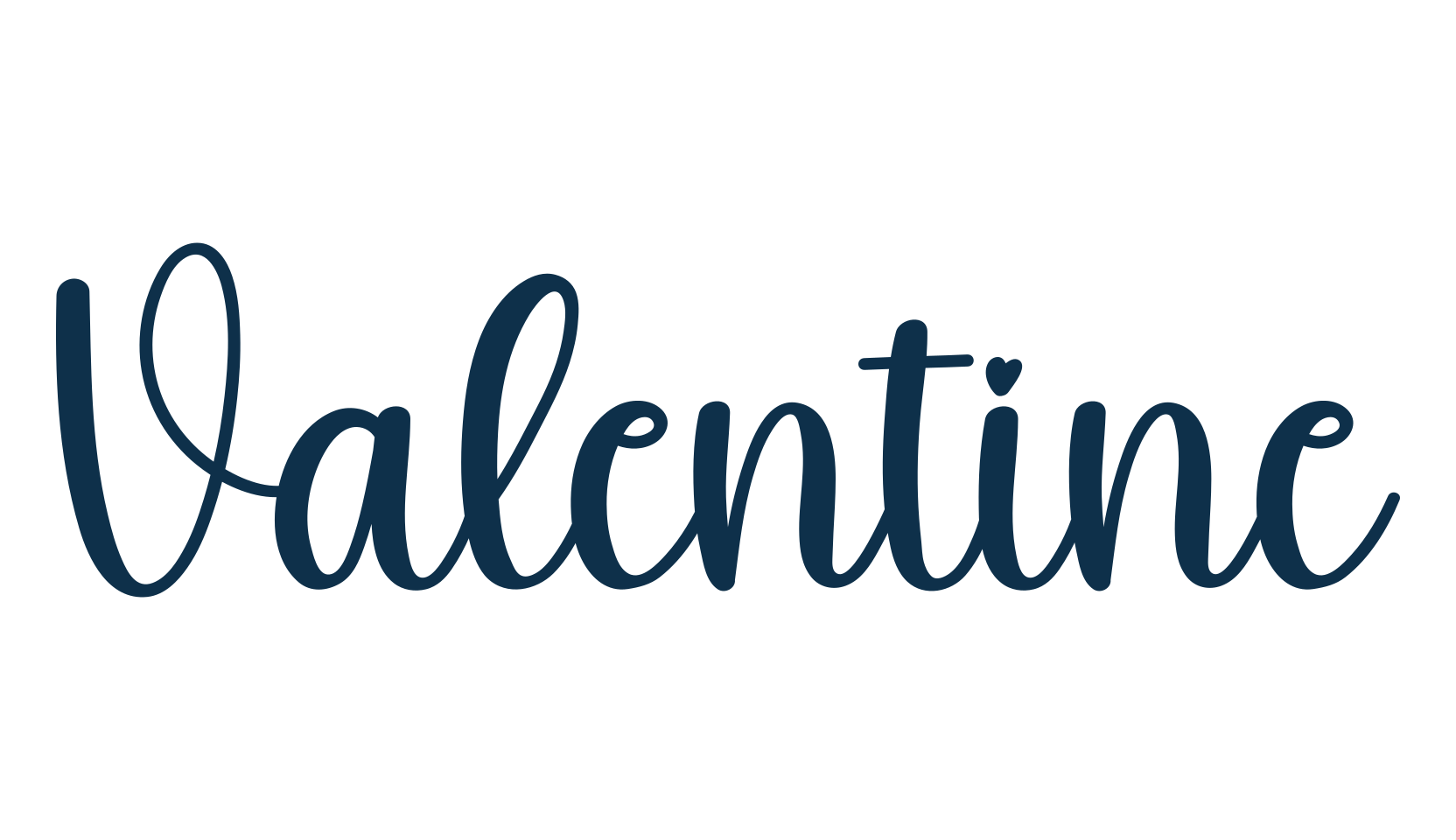 Valentine (valentine-16), calligraphy font preview
