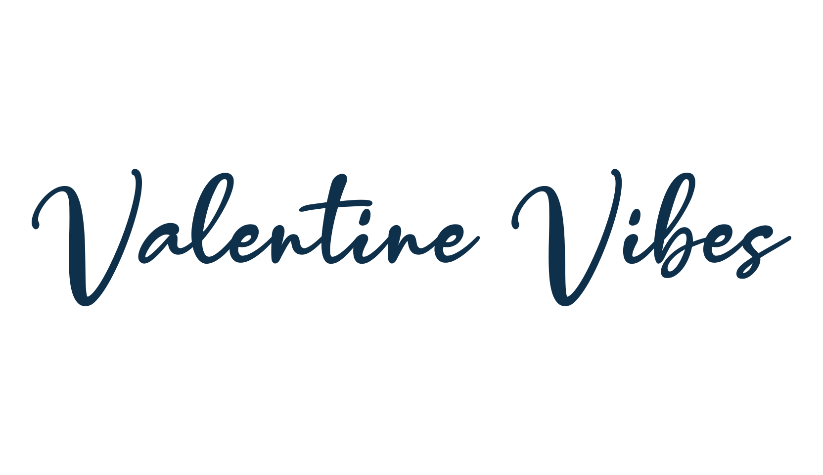Valentine Vibes, calligraphy font preview