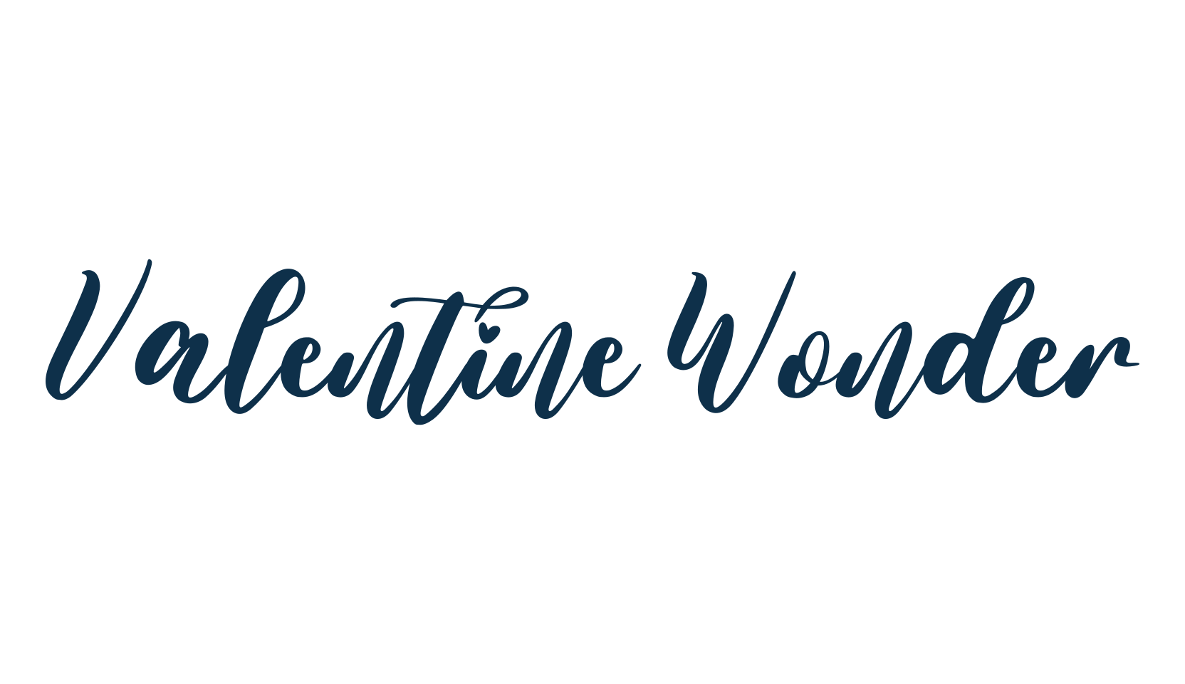 Valentine Wonder, display market font preview