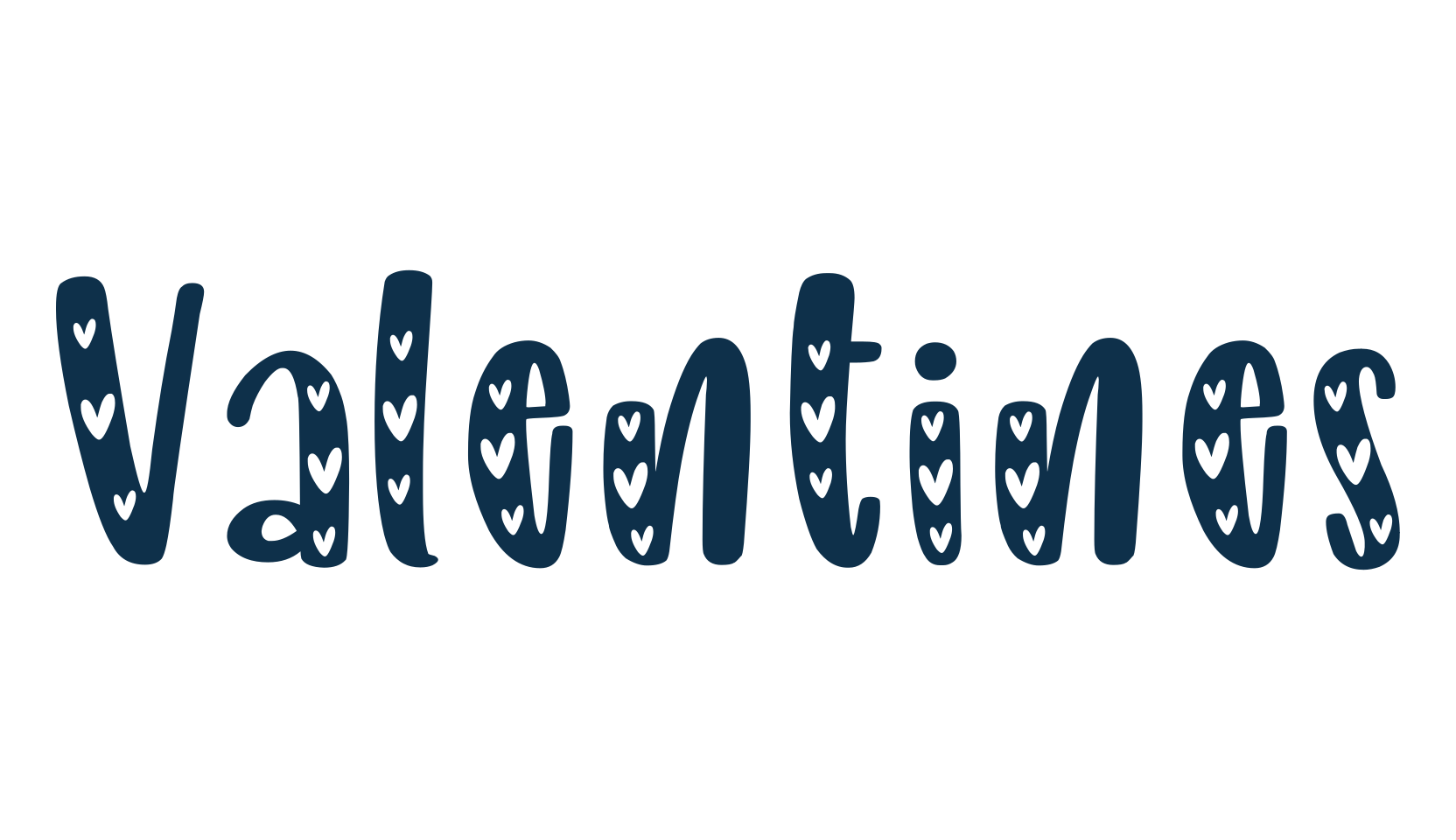 Valentines (valentines-3), fancy decorative font preview