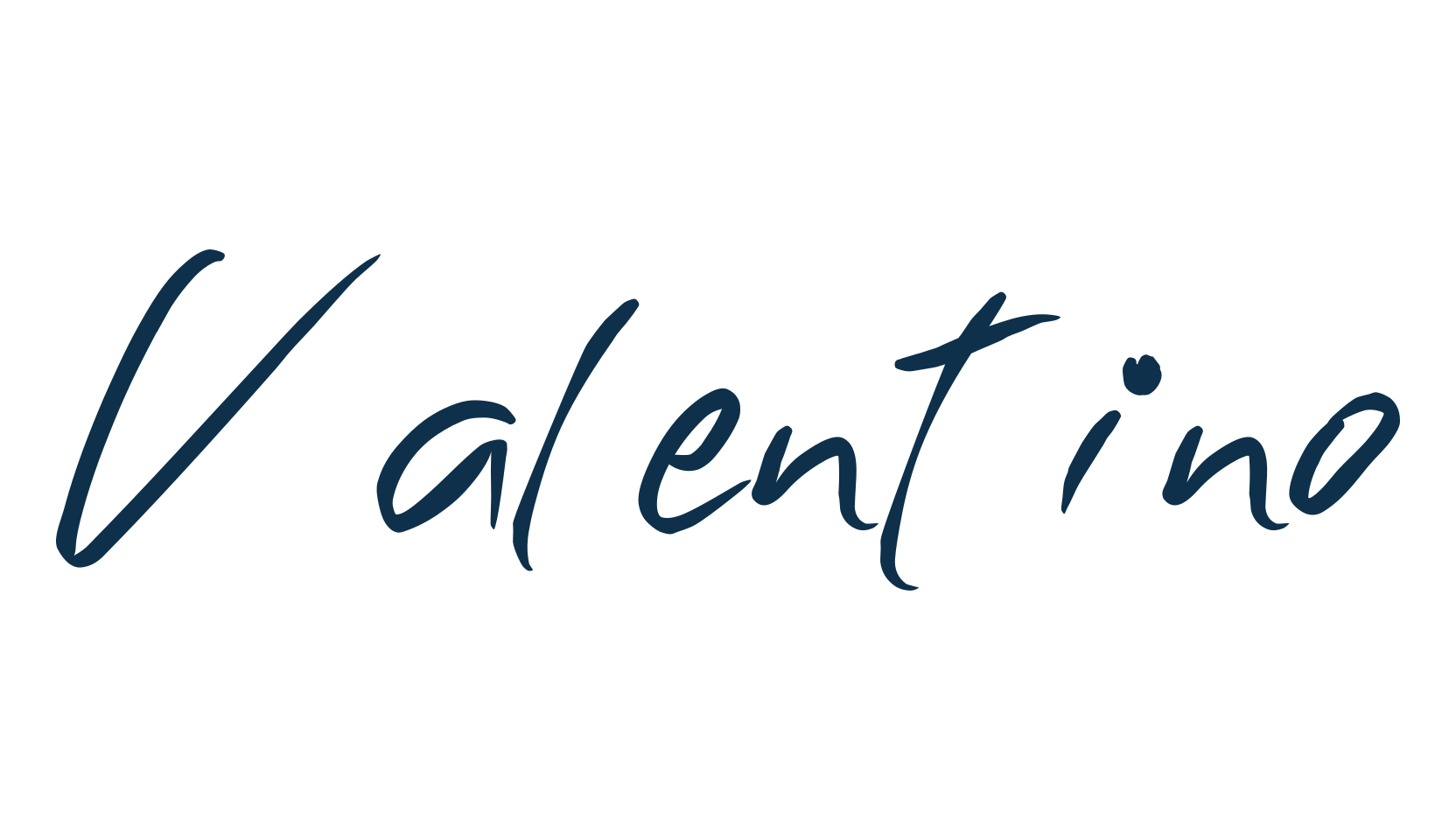 Valentino, handwriting font preview