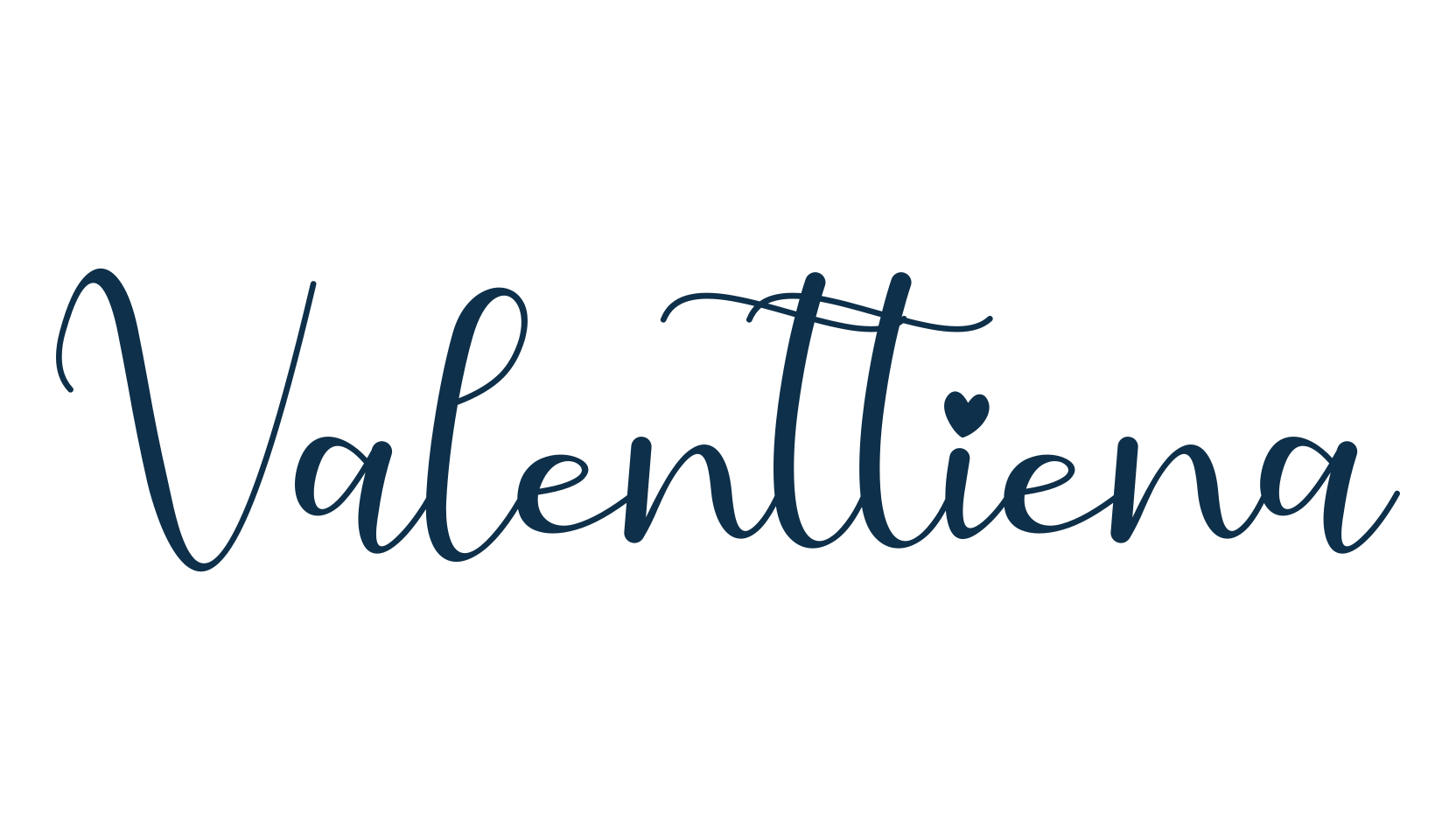 Valenttiena, fancy decorative font preview