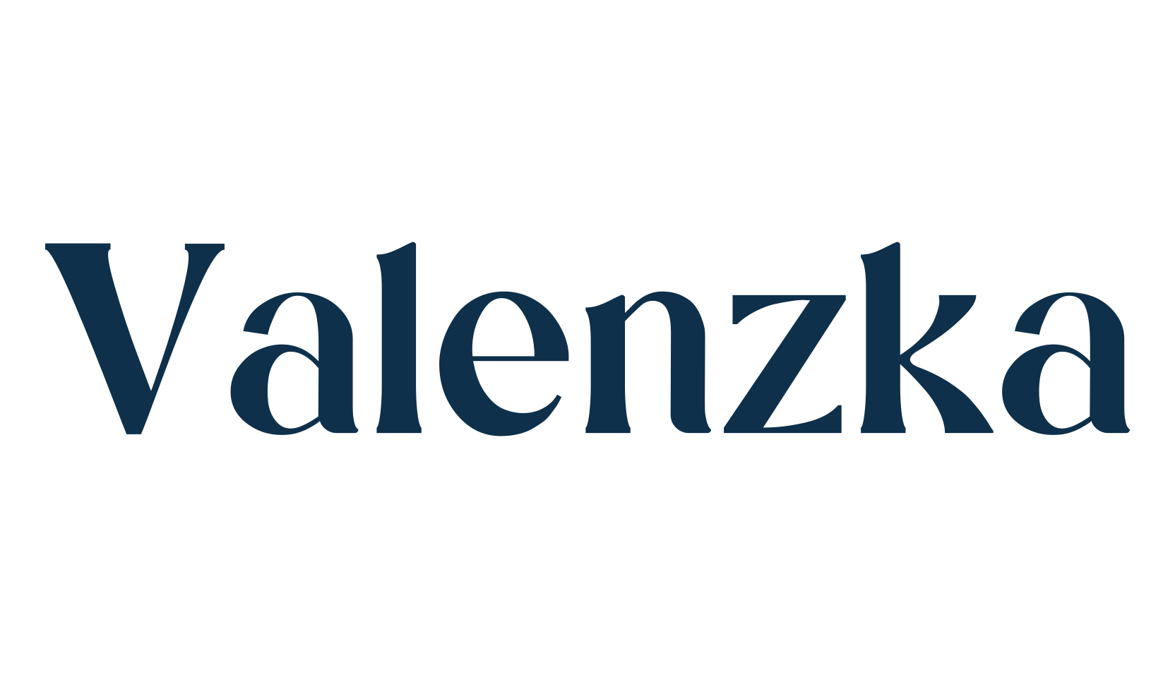Valenzka, basic serif font preview
